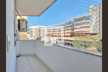 Varanda de apartamento à venda com 3 quartos, 66m² em Botafogo, Rio de Janeiro