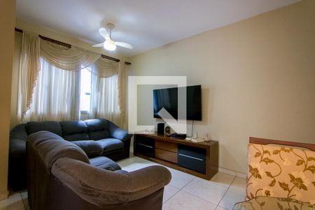 Sala de apartamento à venda com 2 quartos, 60m² em Vila Lutécia, Santo André