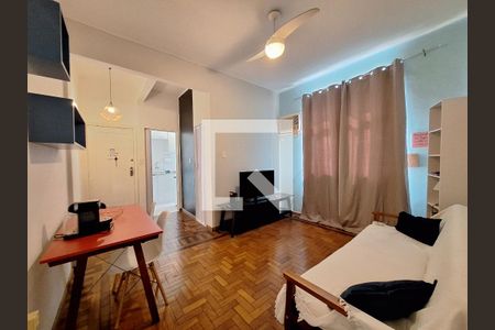 Sala de apartamento à venda com 1 quarto, 40m² em Botafogo, Rio de Janeiro