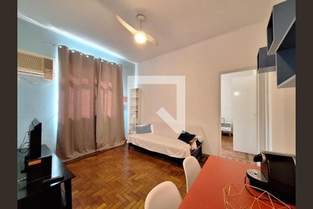 Sala de apartamento à venda com 1 quarto, 40m² em Botafogo, Rio de Janeiro