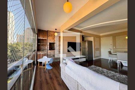 Varanda Sala de apartamento à venda com 3 quartos, 89m² em Jardim, Santo André