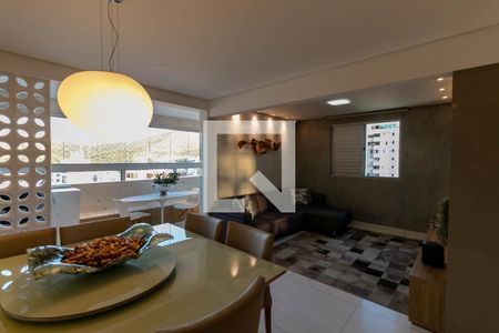 Sala de apartamento para alugar com 3 quartos, 120m² em Buritis, Belo Horizonte