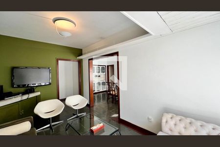 Sala de apartamento à venda com 3 quartos, 110m² em Sion, Belo Horizonte