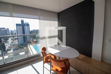 Sala de Jantar de apartamento para alugar com 1 quarto, 41m² em Santo Amaro, São Paulo