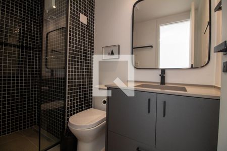 Banheiro de apartamento para alugar com 1 quarto, 41m² em Santo Amaro, São Paulo