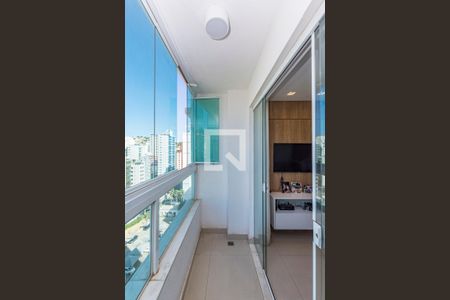 Varanda da Sala de apartamento para alugar com 2 quartos, 64m² em Buritis, Belo Horizonte