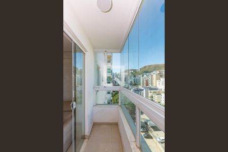 Varanda da Sala de apartamento para alugar com 2 quartos, 64m² em Buritis, Belo Horizonte