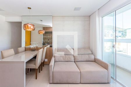 Sala de apartamento para alugar com 2 quartos, 64m² em Buritis, Belo Horizonte