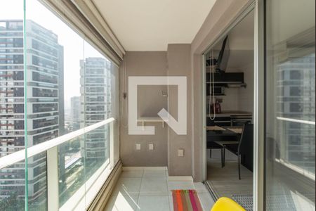 Varanda de apartamento para alugar com 1 quarto, 34m² em Itaim Bibi, São Paulo