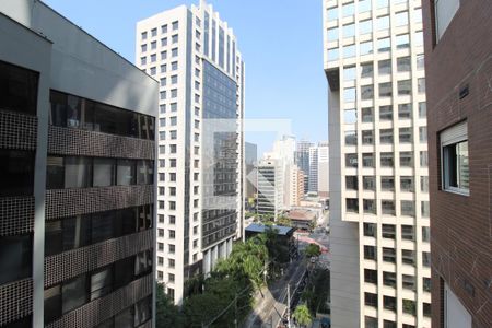 Vista da Varanda de apartamento à venda com 1 quarto, 44m² em Vila Olímpia, São Paulo