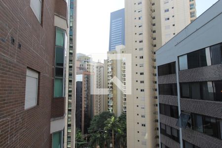 Vista da Varanda de apartamento à venda com 1 quarto, 44m² em Vila Olímpia, São Paulo