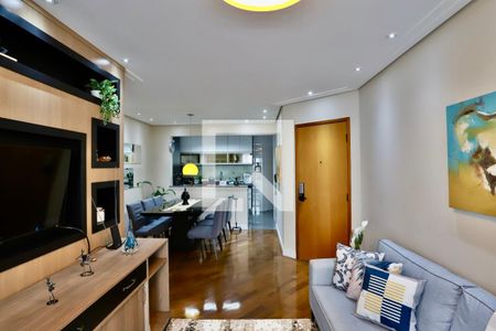 Sala de apartamento à venda com 3 quartos, 98m² em Vila Regente Feijó, São Paulo