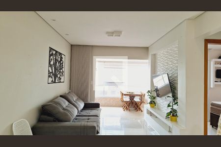 Sala de apartamento para alugar com 2 quartos, 90m² em Aviação, Praia Grande