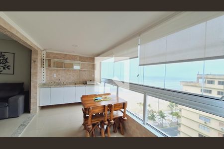 Varanda gourmet de apartamento para alugar com 2 quartos, 90m² em Aviação, Praia Grande