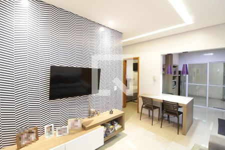 Sala de apartamento para alugar com 2 quartos, 60m² em Nova Uberlândia, Uberlândia