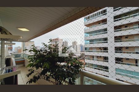 Varanda gourmet de apartamento para alugar com 3 quartos, 101m² em Guilhermina, Praia Grande