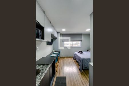 Cozinha de kitnet/studio à venda com 1 quarto, 18m² em Brás, São Paulo