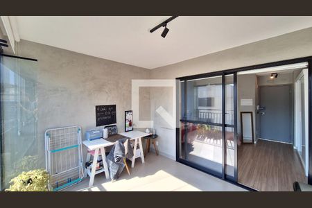 Varanda/Cozinha de apartamento para alugar com 1 quarto, 30m² em Bom Retiro, São Paulo