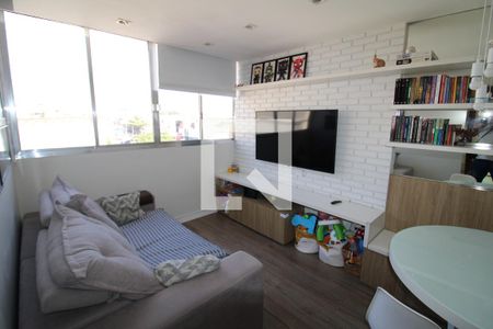 Sala de apartamento à venda com 2 quartos, 52m² em Parque Peruche, São Paulo