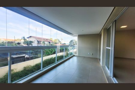 Varanda da Sala de apartamento à venda com 3 quartos, 137m² em Loteamento Alphaville Campinas, Campinas