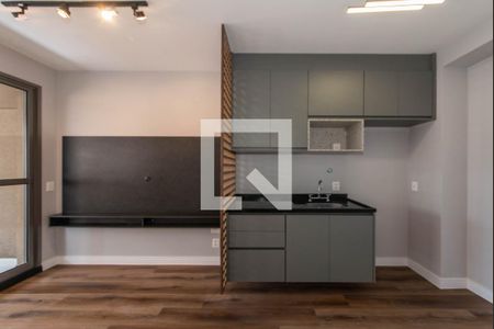 Sala de apartamento para alugar com 1 quarto, 32m² em Vila Gumercindo, São Paulo