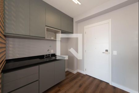 Cozinha de apartamento para alugar com 1 quarto, 32m² em Vila Gumercindo, São Paulo