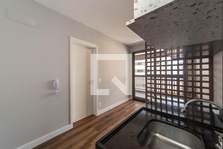 Cozinha de apartamento para alugar com 1 quarto, 32m² em Vila Gumercindo, São Paulo