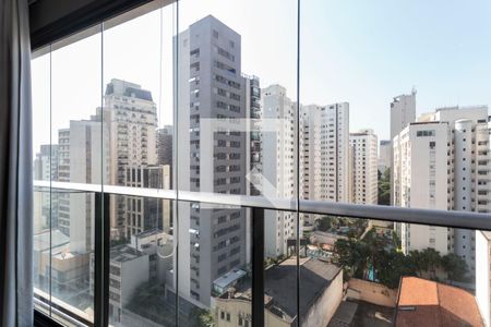 Vista de kitnet/studio para alugar com 1 quarto, 40m² em Vila Nova Conceição, São Paulo