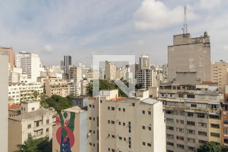 Vista do Quarto de apartamento à venda com 1 quarto, 27m² em Vila Buarque, São Paulo