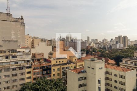 Vista da Sala de apartamento à venda com 1 quarto, 27m² em Vila Buarque, São Paulo