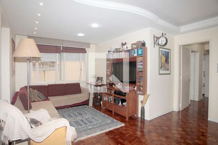 Sala de apartamento à venda com 3 quartos, 91m² em Petrópolis, Porto Alegre