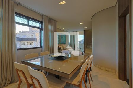 Sala de Jantar de apartamento à venda com 3 quartos, 206m² em Anchieta, Belo Horizonte