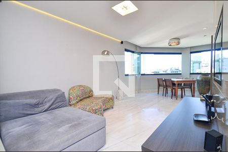 Sala de estar de apartamento à venda com 3 quartos, 120m² em Anchieta, Belo Horizonte