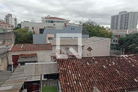 Vista da Suíte de apartamento à venda com 1 quarto, 45m² em Farroupilha, Porto Alegre