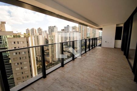 Varanda de apartamento à venda com 3 quartos, 232m² em Vila da Serra, Nova Lima