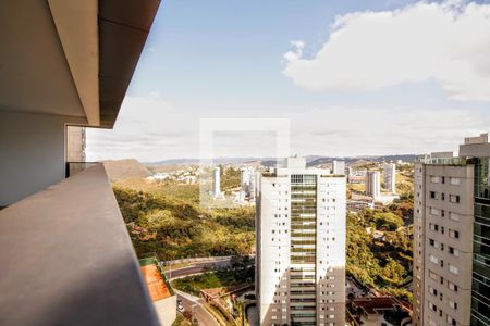 Varanda de apartamento à venda com 3 quartos, 232m² em Vila da Serra, Nova Lima