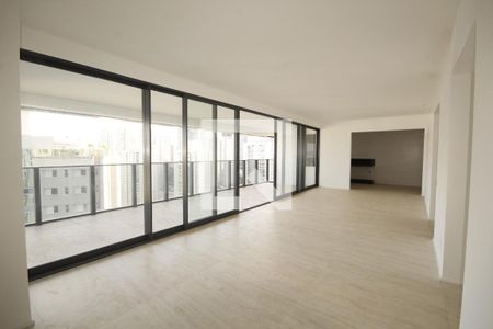 Sala de apartamento à venda com 3 quartos, 232m² em Vila da Serra, Nova Lima