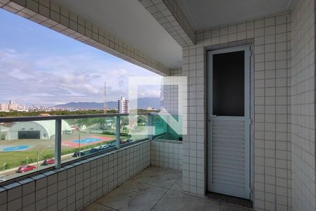 Sacada de apartamento para alugar com 2 quartos, 76m² em Mirim, Praia Grande