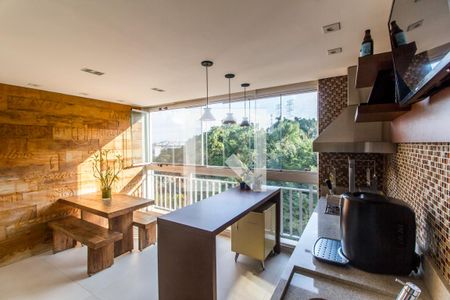 Varanda gourmet de apartamento à venda com 3 quartos, 116m² em Tamboré, Santana de Parnaíba