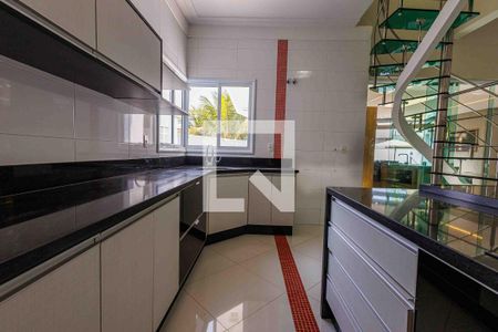 Cozinha de casa de condomínio para alugar com 4 quartos, 580m² em Jardim dos Lagos, Indaiatuba