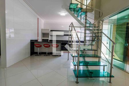 Sala  de casa de condomínio para alugar com 4 quartos, 580m² em Jardim dos Lagos, Indaiatuba