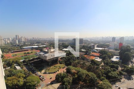 Vista da Varanda de kitnet/studio para alugar com 1 quarto, 35m² em Indianópolis, São Paulo