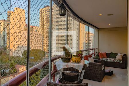 Varanda da sala de apartamento à venda com 4 quartos, 154m² em Vila Mascote, São Paulo