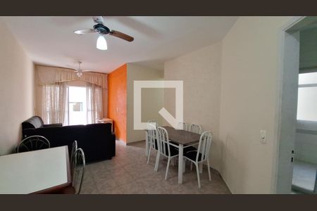 Sala de apartamento para alugar com 3 quartos, 77m² em Tupi, Praia Grande