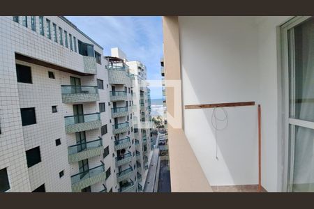 Varanda da sala de apartamento para alugar com 3 quartos, 77m² em Tupi, Praia Grande