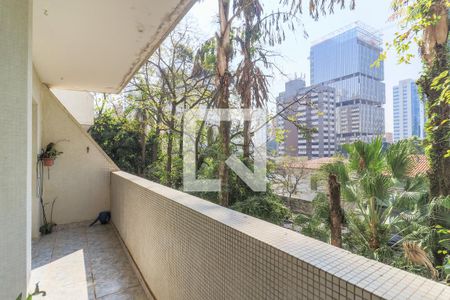 Varanda da Sala de apartamento para alugar com 4 quartos, 180m² em Campo Belo, São Paulo