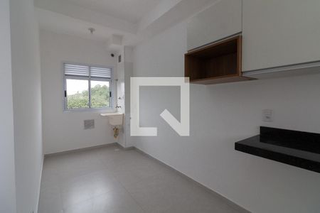 Sala - Cozinha de apartamento para alugar com 1 quarto, 27m² em Vila Sonia, São Paulo