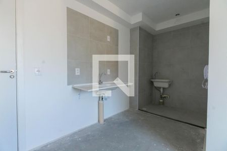 Sala/Cozinha de apartamento à venda com 2 quartos, 34m² em Tatuapé, São Paulo