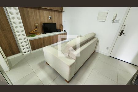 Sala de apartamento para alugar com 1 quarto, 32m² em Aparecida, Santos