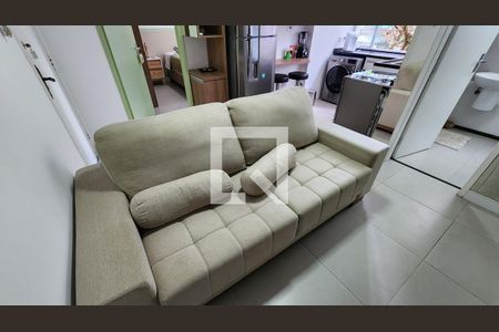 Sala de apartamento para alugar com 1 quarto, 32m² em Aparecida, Santos